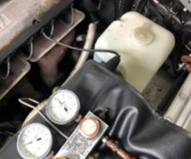 BMW E30 エアコン効かない修理