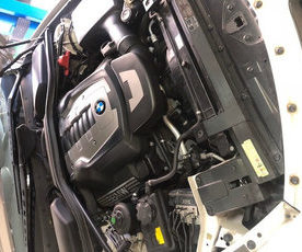 BMW　E63　650　冷却水警告灯点灯　クーラント漏れ