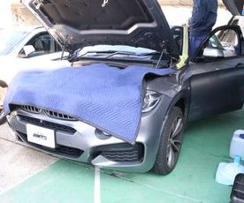 F16　X6　５０Iフロントガラス交換