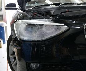BMW　F20　116　118　120ヘッドライト曇り　水漏れ修理