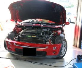 BMW　ミニ　R52　加速不良の修理