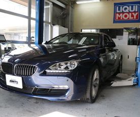 F06　640クーペ　電動ファン高速回転修理