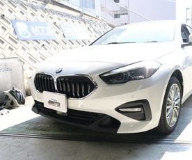 F44　218グランクーペ　アルミペダル取付