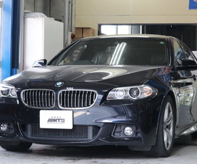 F10　528i　オイル漏れ修理/エアコン診断