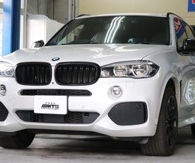 F15　X5　35ｄ　走行中空気圧警告灯点灯/エアサス故障修理