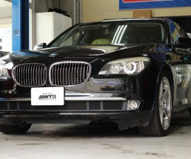 F01　740i　オーバーヒート警告灯点灯